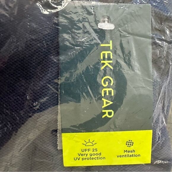 Tek Gear Men’s Short Sleeve Polo Shirt Classic Fit 3 Button Large Dress Blue - Picture 4 of 5